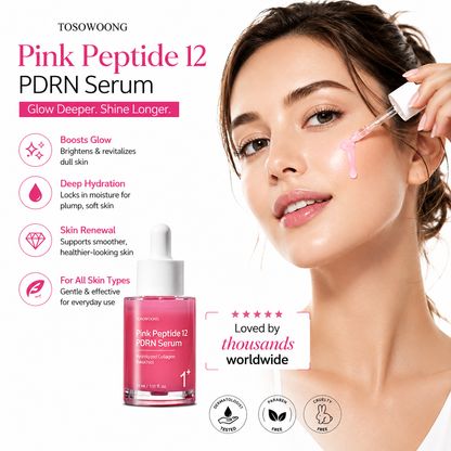 Pink Peptide 12 PDRN Serum